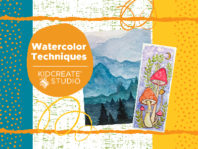 Watercolor Techniques Summer Camp (7-12 Years)