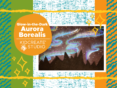 WELCOME WEEK- 50% OFF! Glow-in-the-Dark Aurora Borealis Homeschool Workshop (5-12 Years)